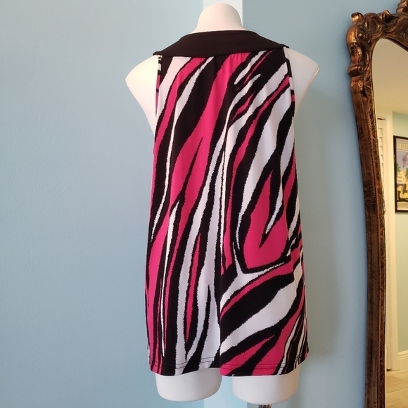 PINK AND BLACK TANK TOP - Picture 2 of 4